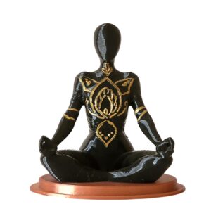 3dyoga figurines Padmasana