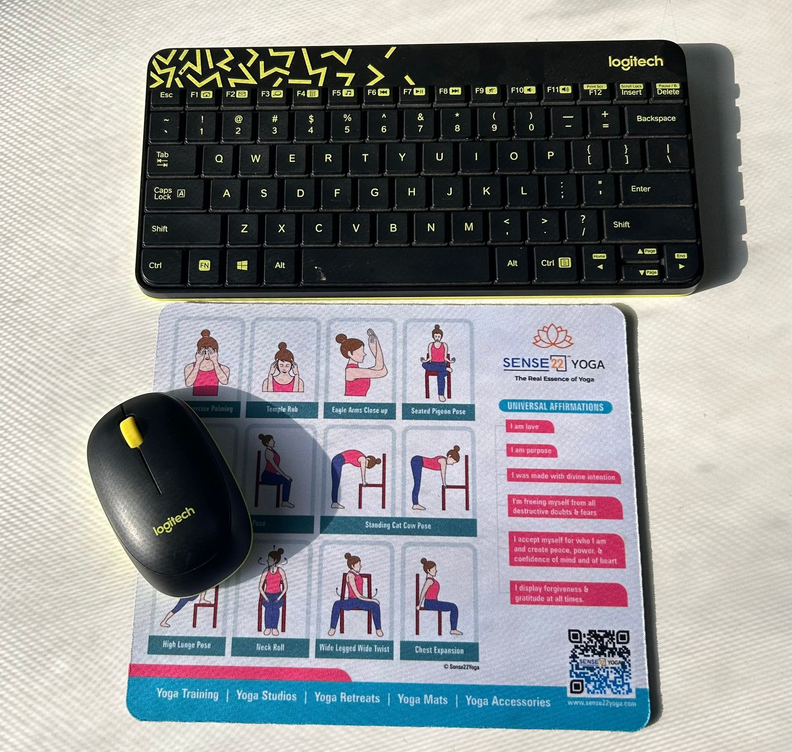 Mouse Pad Yoga Themed Buy